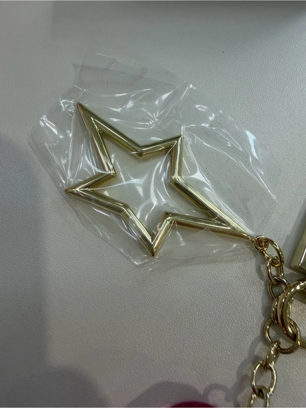 Mugler Alien Pulp Heart Charm Key Ring